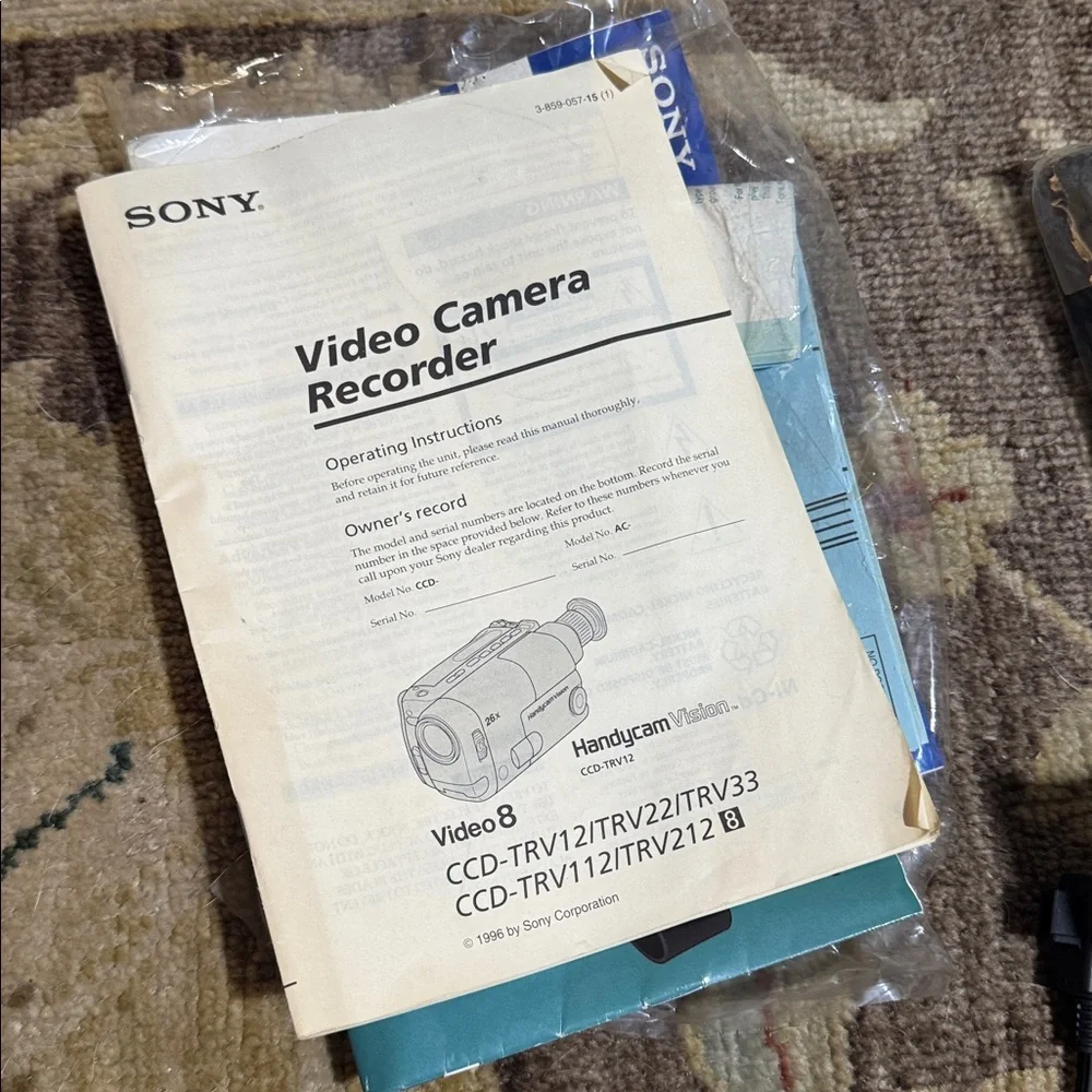 Sony Handycam Vision Video Camera - Black